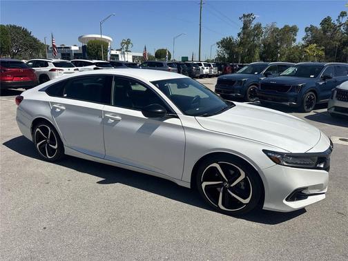 Platinum White Pearl 2021 Honda Accord Sport 1.5T