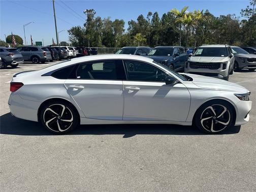 Platinum White Pearl 2021 Honda Accord Sport 1.5T