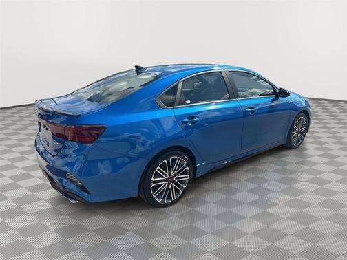 Sporty Blue 2024 Kia Forte GT