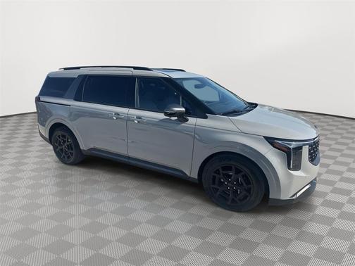 Ceramic Silver 2025 Kia Carnival Hybrid SX Prestige