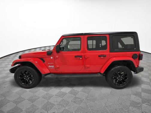Firecracker Red Clearcoat 2021 Jeep Wrangler Unlimited 4xe Sahara
