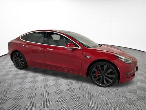 Red Multi-Coat 2020 Tesla Model 3 Performance