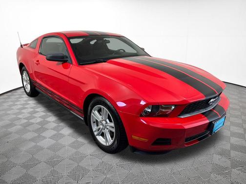Red 2010 Ford Mustang Base