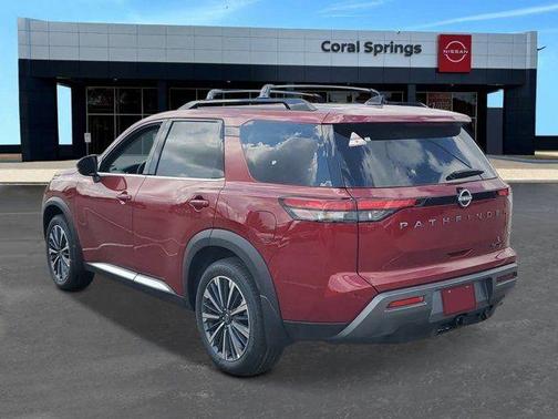 Scarlet Ember 2026 Nissan Pathfinder Platinum