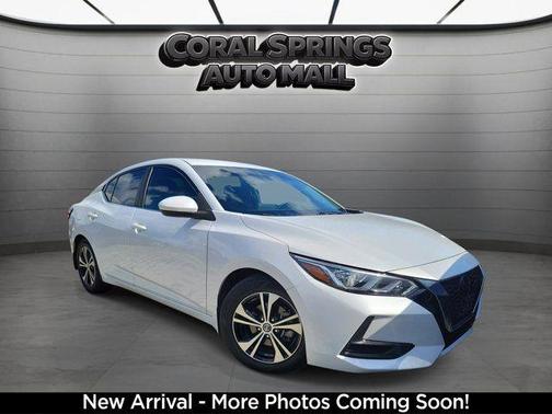 Aspen White 2021 Nissan Sentra SV