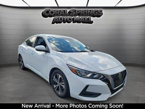 Cloud White 2021 Nissan Sentra SV