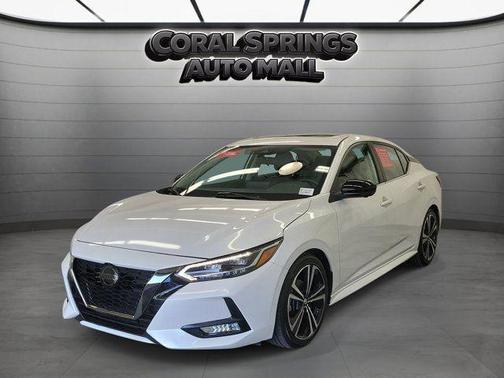 Aspen White 2023 Nissan Sentra SR