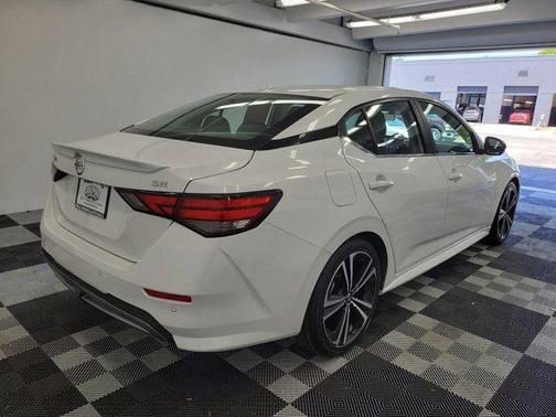 Aspen White 2023 Nissan Sentra SR