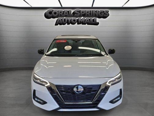 Aspen White 2023 Nissan Sentra SR