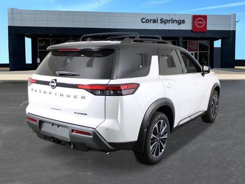 White / Black 2026 Nissan Pathfinder Platinum