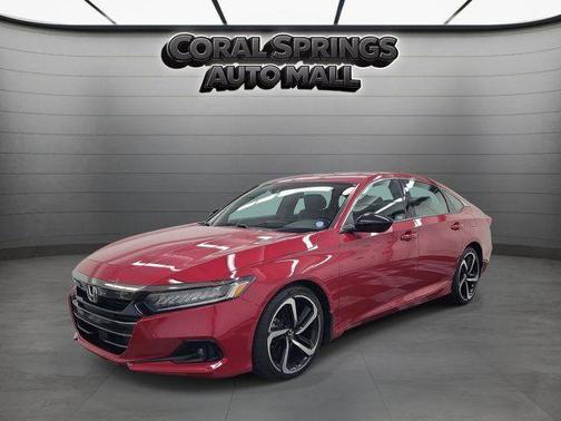 Red 2022 Honda Accord Sport 1.5T