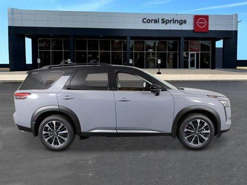 Boulder Gray Metallic 2026 Nissan Pathfinder Platinum