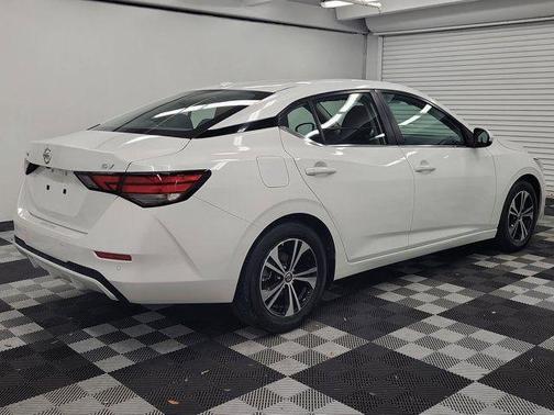 Aspen White 2023 Nissan Sentra SV