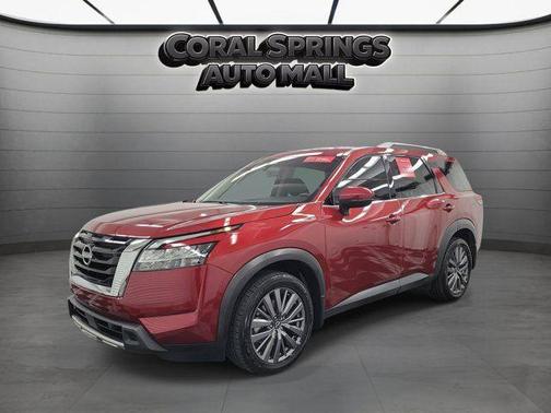 Scarlet Ember 2024 Nissan Pathfinder SL