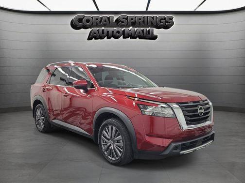 Scarlet Ember 2024 Nissan Pathfinder SL
