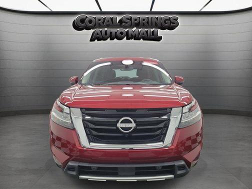 Scarlet Ember 2024 Nissan Pathfinder SL