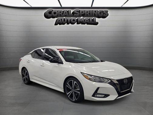 Aspen White 2020 Nissan Sentra SR