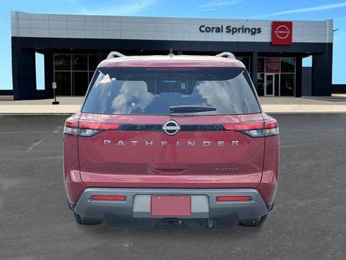 Scarlet Ember 2026 Nissan Pathfinder Platinum