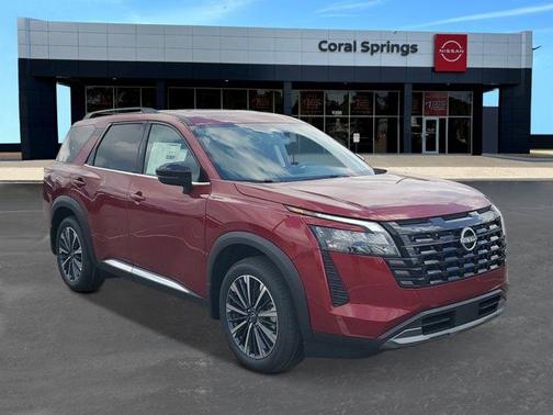 Scarlet Ember Tintcoat 2026 Nissan Pathfinder Platinum