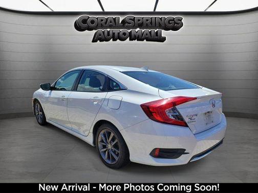 White 2020 Honda Civic EX