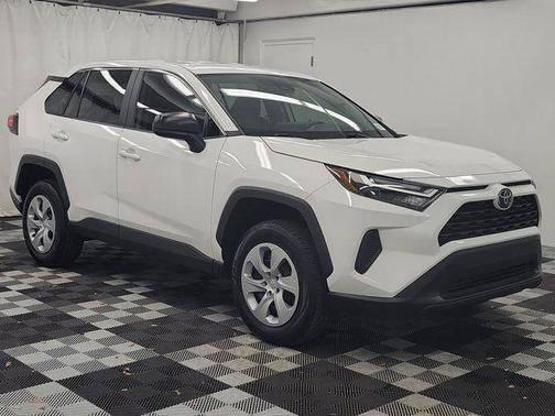White 2025 Toyota RAV4 LE