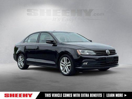 Black 2017 Volkswagen Jetta 1.8T SEL