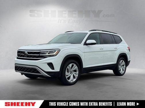 Pure White 2023 Volkswagen Atlas 3.6L SE w/Technology