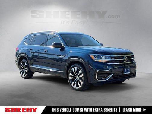 Blue Metallic 2023 Volkswagen Atlas 3.6L SEL Premium