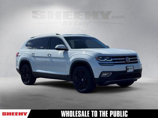 Pure White 2019 Volkswagen Atlas 3.6L SEL Premium