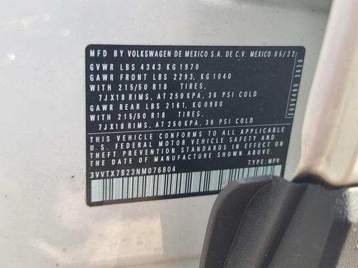 2022 Volkswagen Taos 1.5T SE