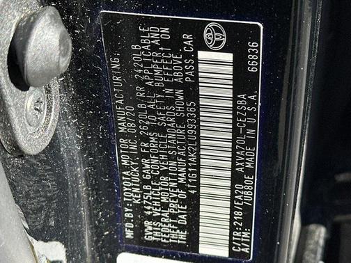 2020 Toyota Camry SE