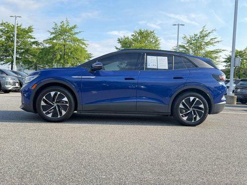 Blue Metallic 2022 Volkswagen ID.4 Pro S