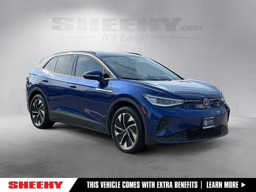 Blue Metallic 2022 Volkswagen ID.4 Pro S