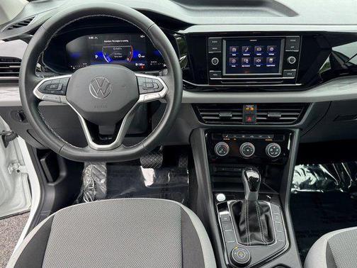 Pure White 2024 Volkswagen Taos 1.5T S