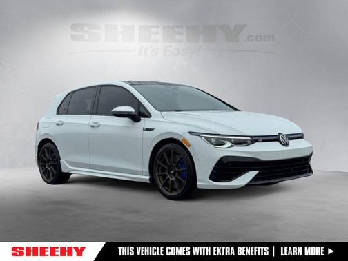 Pure White 2022 Volkswagen Golf R 2.0T DSG