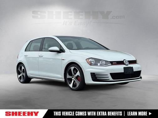 Pure White 2016 Volkswagen Golf GTI 2.0T SE 4-Door