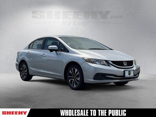 Alabaster Silver Metallic 2015 Honda Civic EX