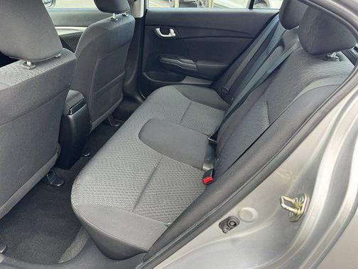 Alabaster Silver Metallic 2015 Honda Civic EX