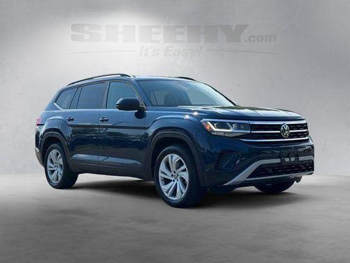 Blue Metallic 2022 Volkswagen Atlas 3.6L SE w/Technology