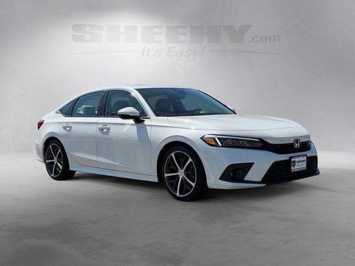 Platinum White Pearl 2024 Honda Civic Touring