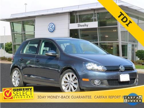 Blue Graphite Metallic 2012 Volkswagen Golf TDI