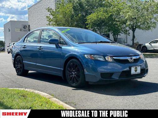 Atomic Blue Metallic 2009 Honda Civic LX