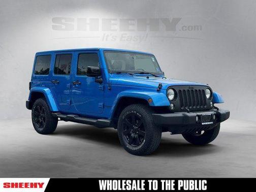 Hydro Blue Pearl Coat 2014 Jeep Wrangler Unlimited Altitude