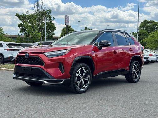 Supersonic Red/Midnight Black Metallic 2023 Toyota RAV4 Prime XSE