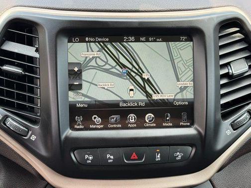Deep Cherry Red Crystal 2016 Jeep Cherokee Trailhawk