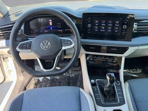 Opal White 2025 Volkswagen Jetta 1.5T SE