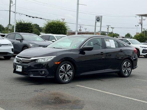 Black 2017 Honda Civic EX-T