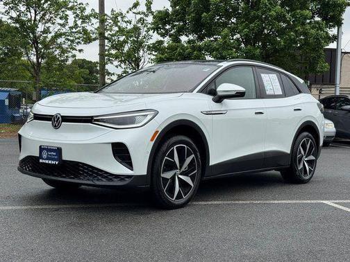 Opal White 2023 Volkswagen ID.4 AWD Pro S