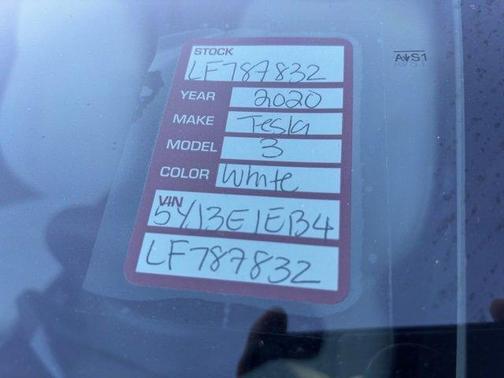 2020 Tesla Model 3 Long Range