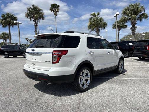 WHITE PLATINUM MET TRI-COAT 2015 Ford Explorer Limited